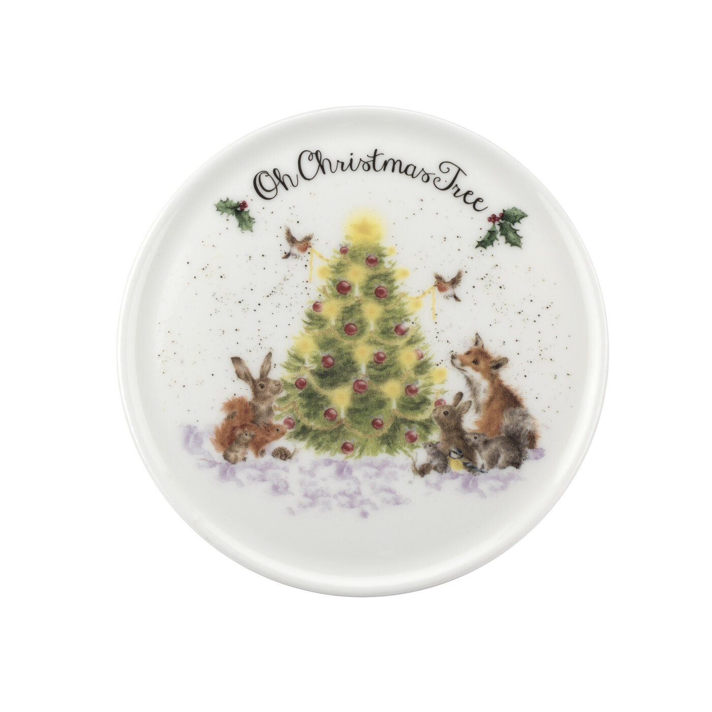 Mug & Coaster Set Oh Christmas Tree (Woodland Friends) image number null